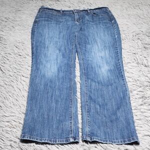 Levis 505 Jeans Womens 12 12M Blue Denim Straight Leg Mid Rise Stretch Classic